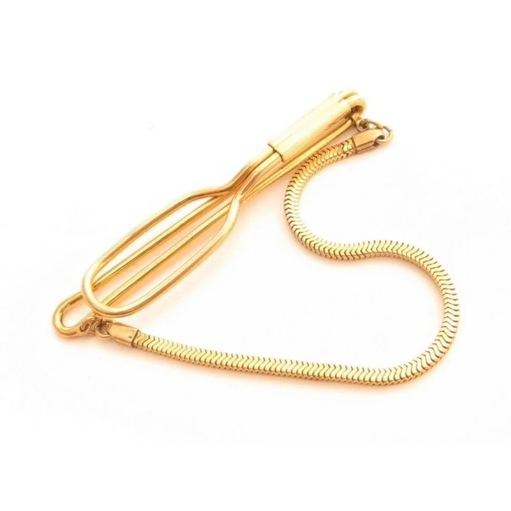 Vintage Signed Forstner Gold Filled Tie Clip‎ Men's Jewelry